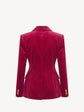 Ruby Velvet Blazer