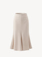 Wool godet skirt