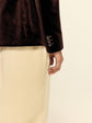 Dark Chocolate Velvet Blazer