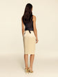 Dark Chocolate cropped velvet vest