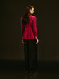 Ruby Velvet Blazer