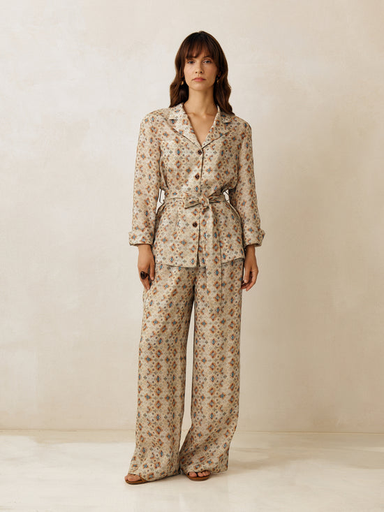 Chiara hemp organza pants
