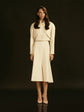 Wool godet skirt