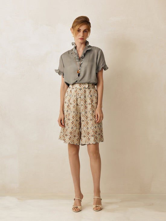 Chiara hemp organza shorts
