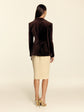Dark Chocolate Velvet Blazer