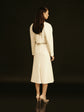 Wool godet skirt