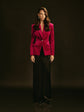 Ruby Velvet Blazer